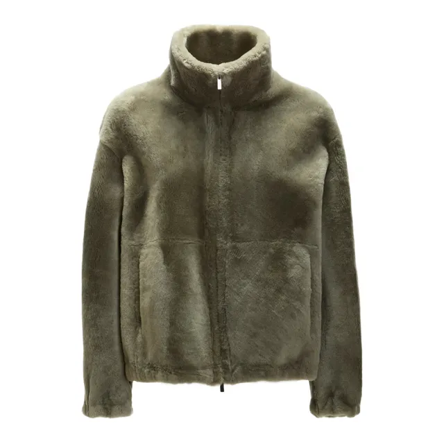 F.lli Rossetti 98419 giubbino donna shearling verde eucalipto
