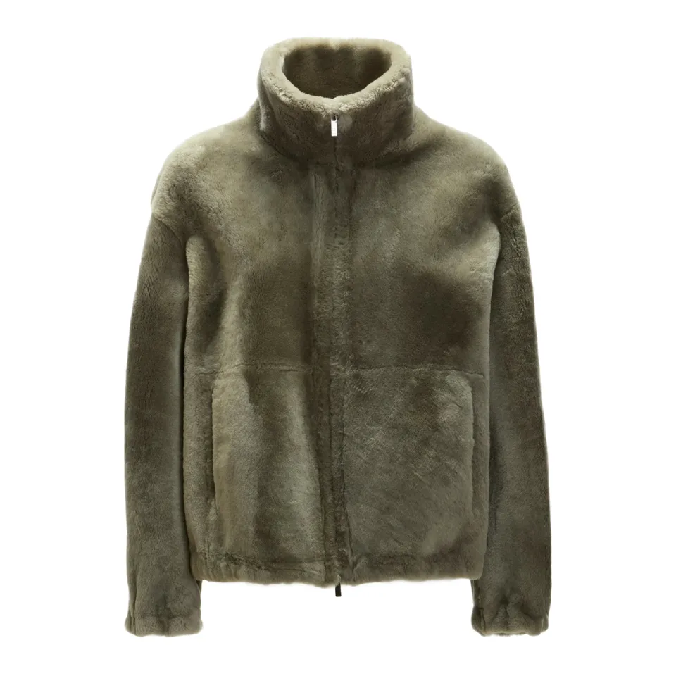 F.lli Rossetti 98419 giubbino donna shearling verde eucalipto
