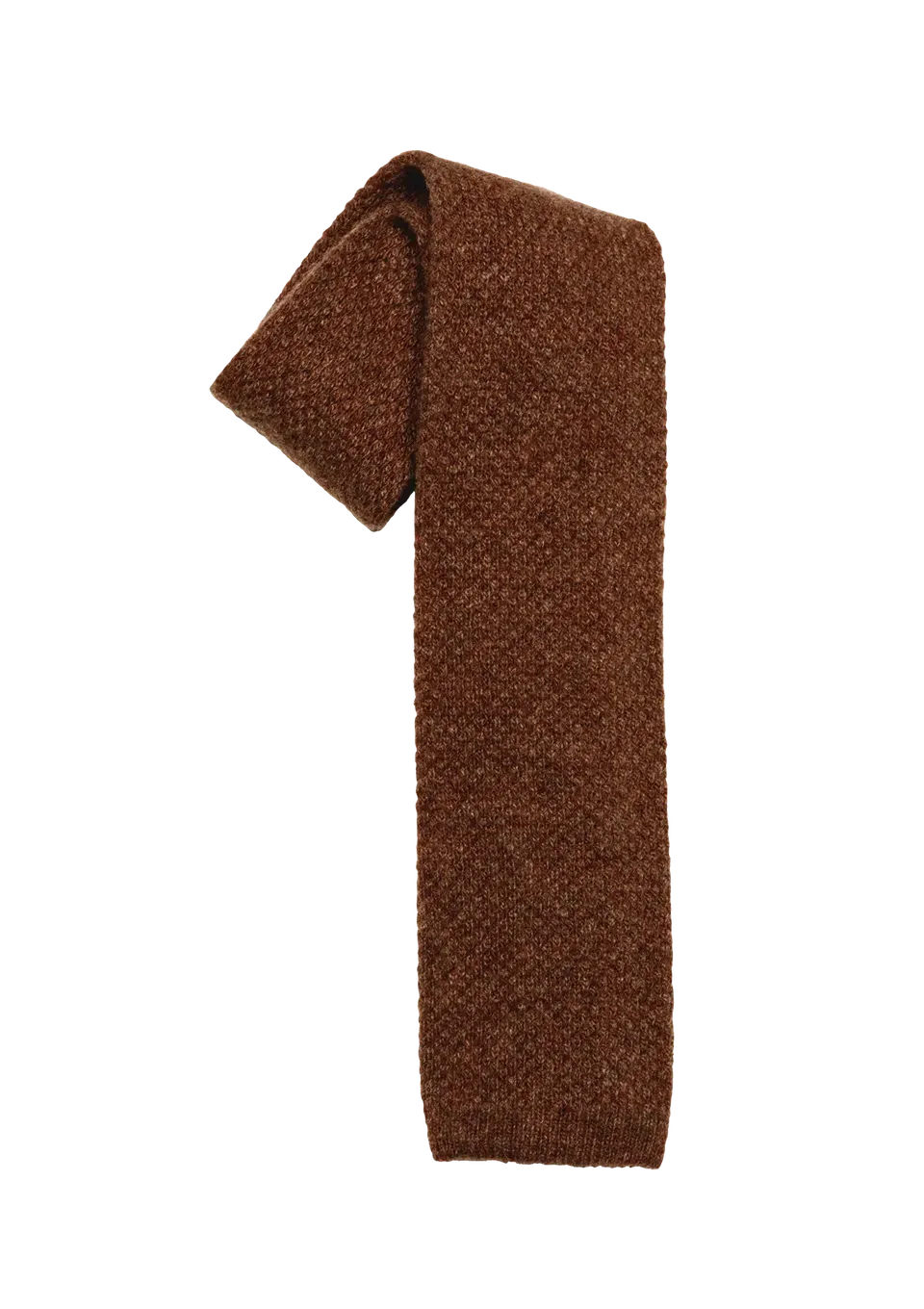 Stefano Bemer Ties cravatta lana marrone 8 cm