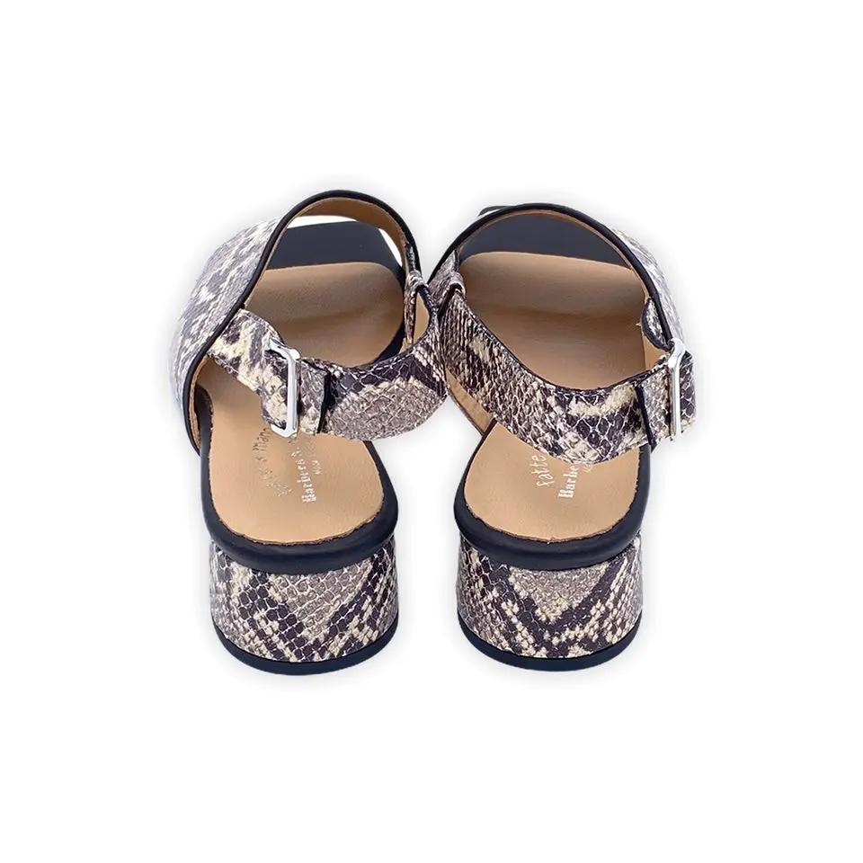 Sandro Barbera 406 Sandali Donna Pitonati Jeans