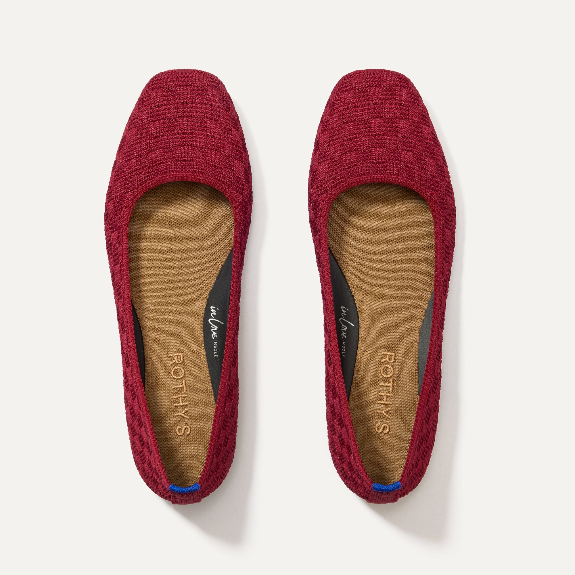 Rothy's Flats The Max Square ballerine Conch punta quadrata