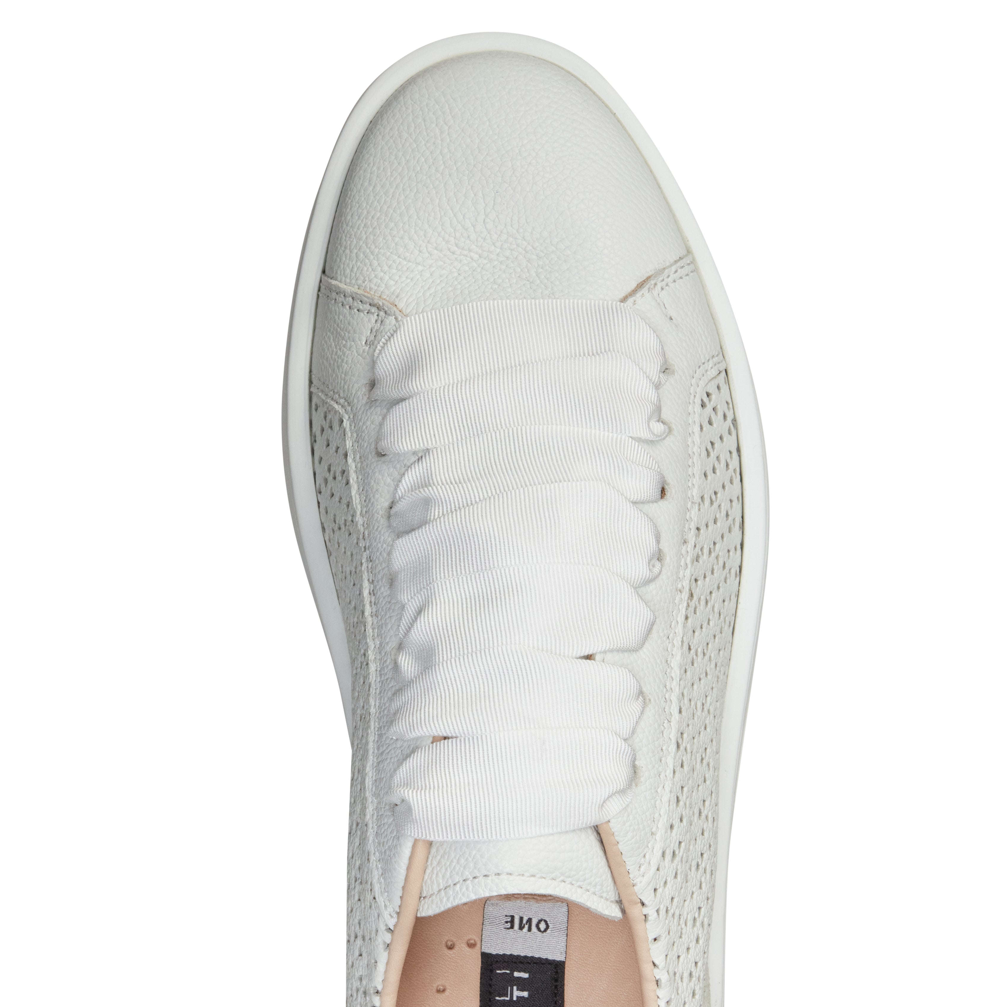 F.lli Rossetti Sneaker 77208 Pelle Donna Bianco Motivo Floreale