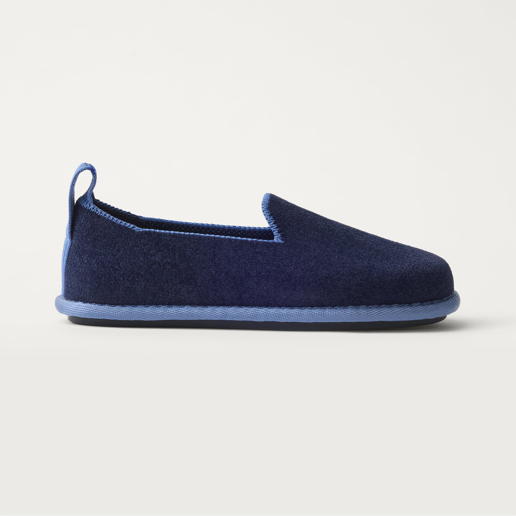 Rothy's Mini Loafer mocassini bambino blu sailor velluto