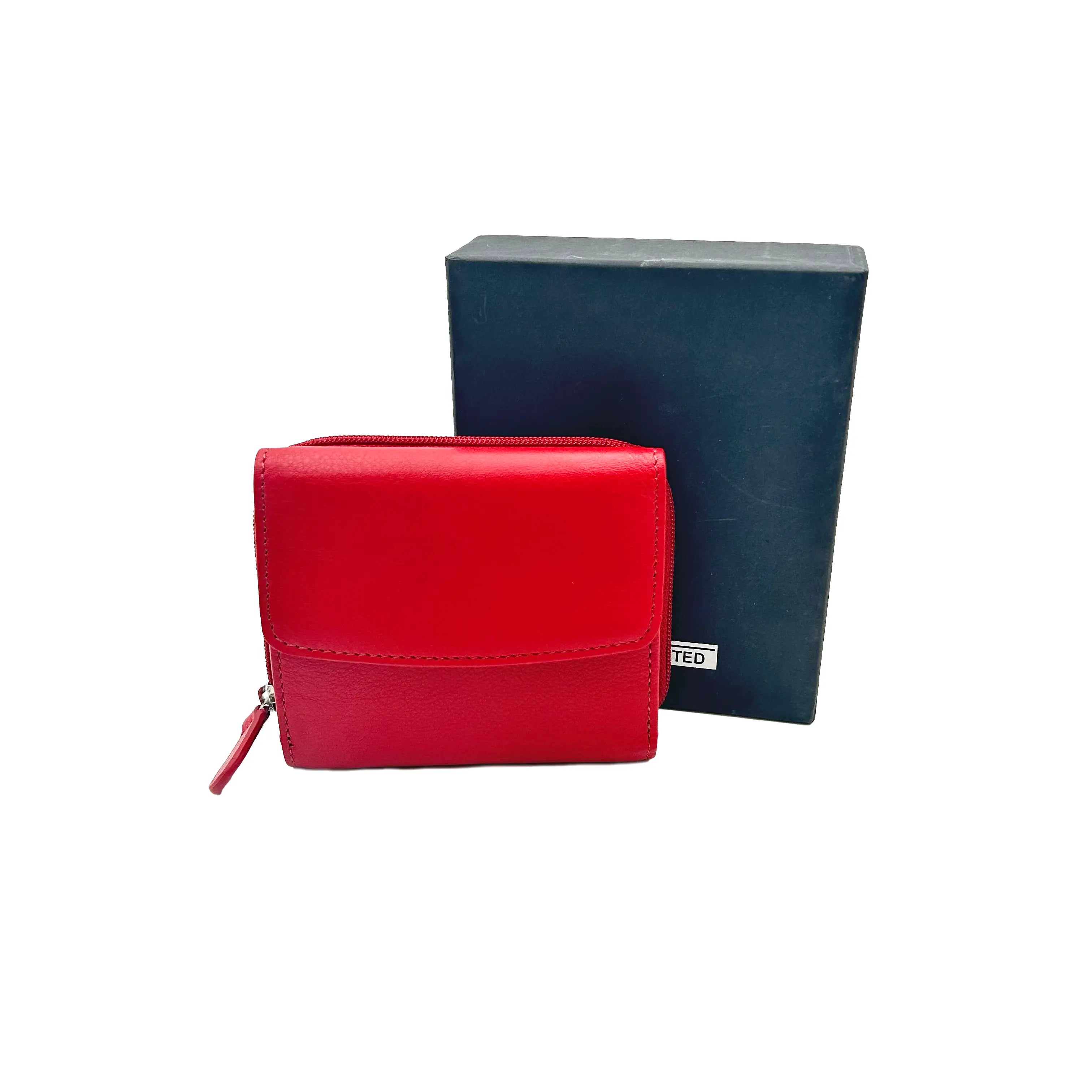 Sandro Barbera 8846 portafoglio donna piccolo rosso blu