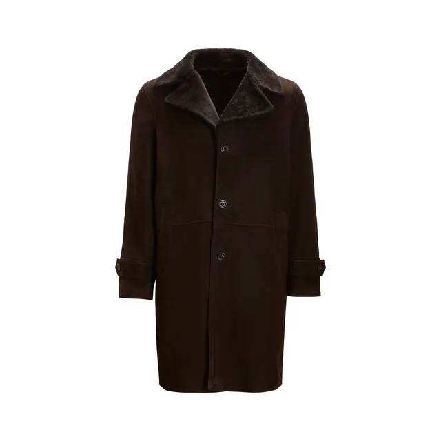 F.lli Rossetti 99808 cappotto shearling moro uomo