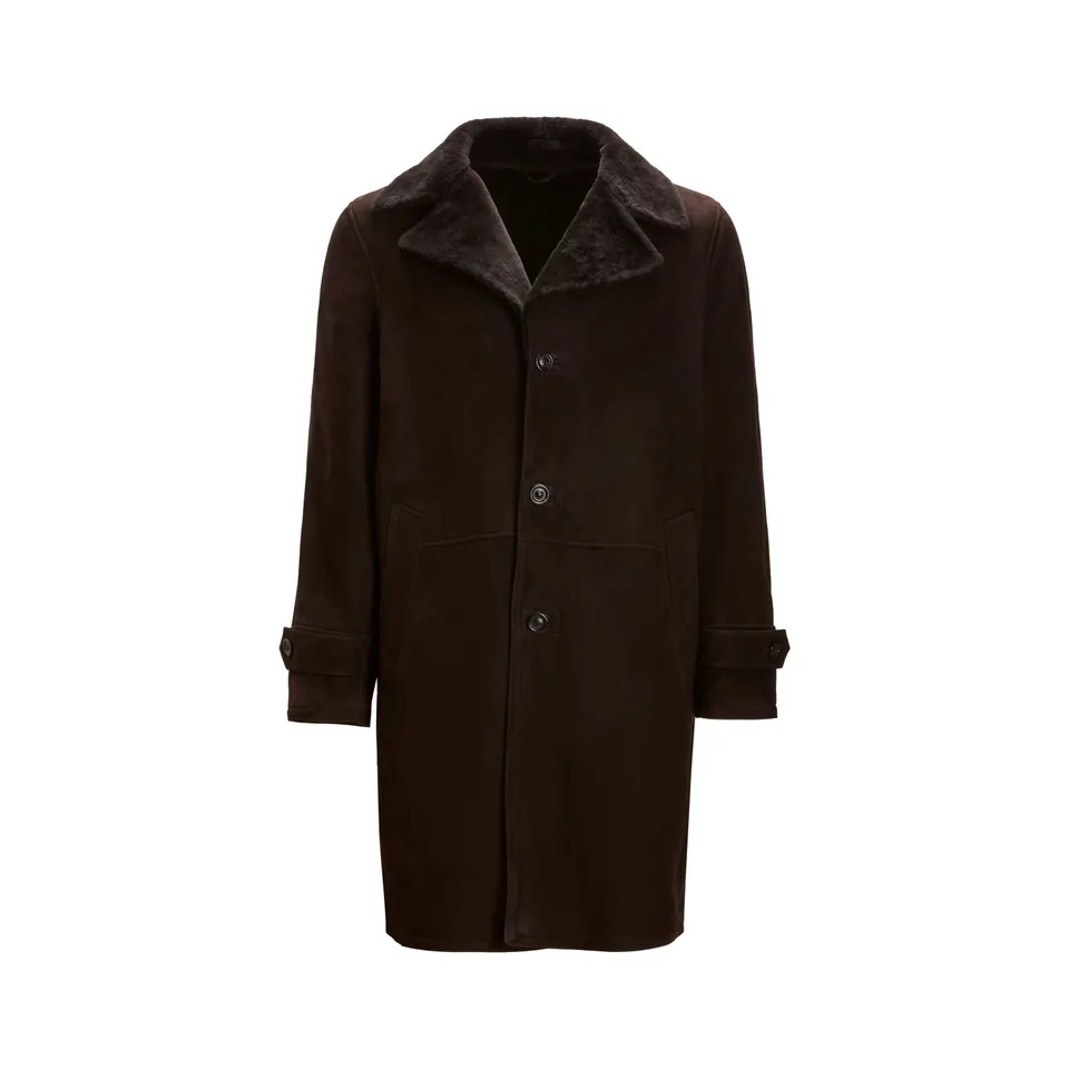 F.lli Rossetti 99808 cappotto shearling moro uomo