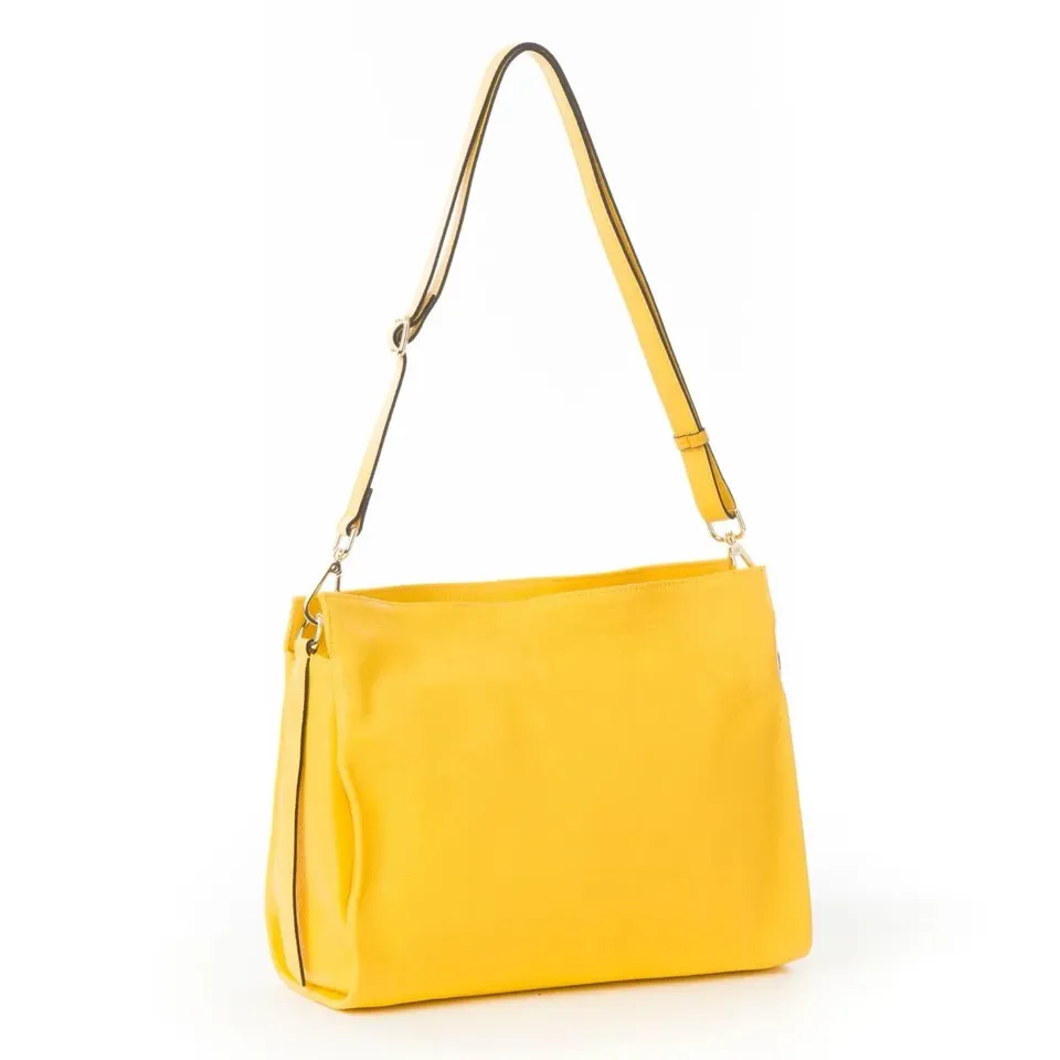 Sandro Barbera C17 Borsa Gialla Pelle Bottalata 30x21