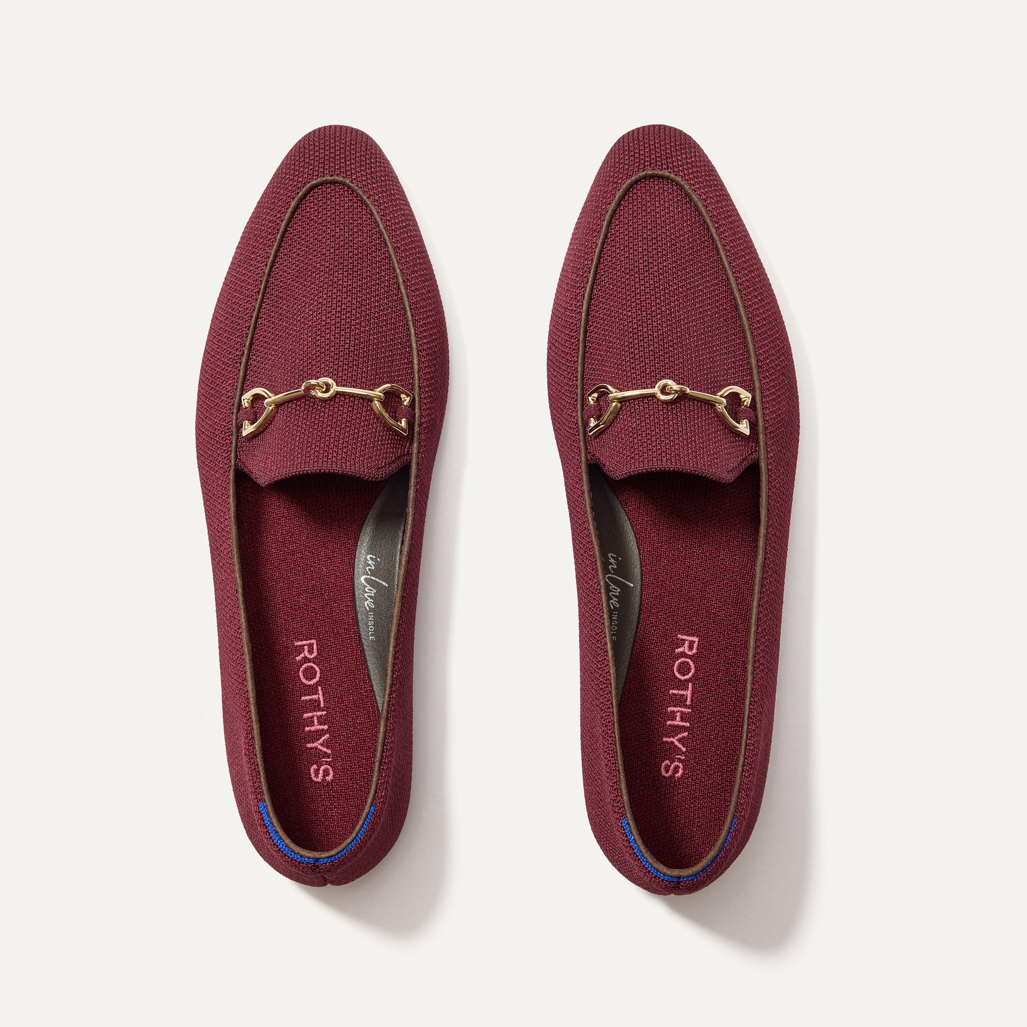 Rothy's Double Bit Loafer mocassini Blue Bird morsetto