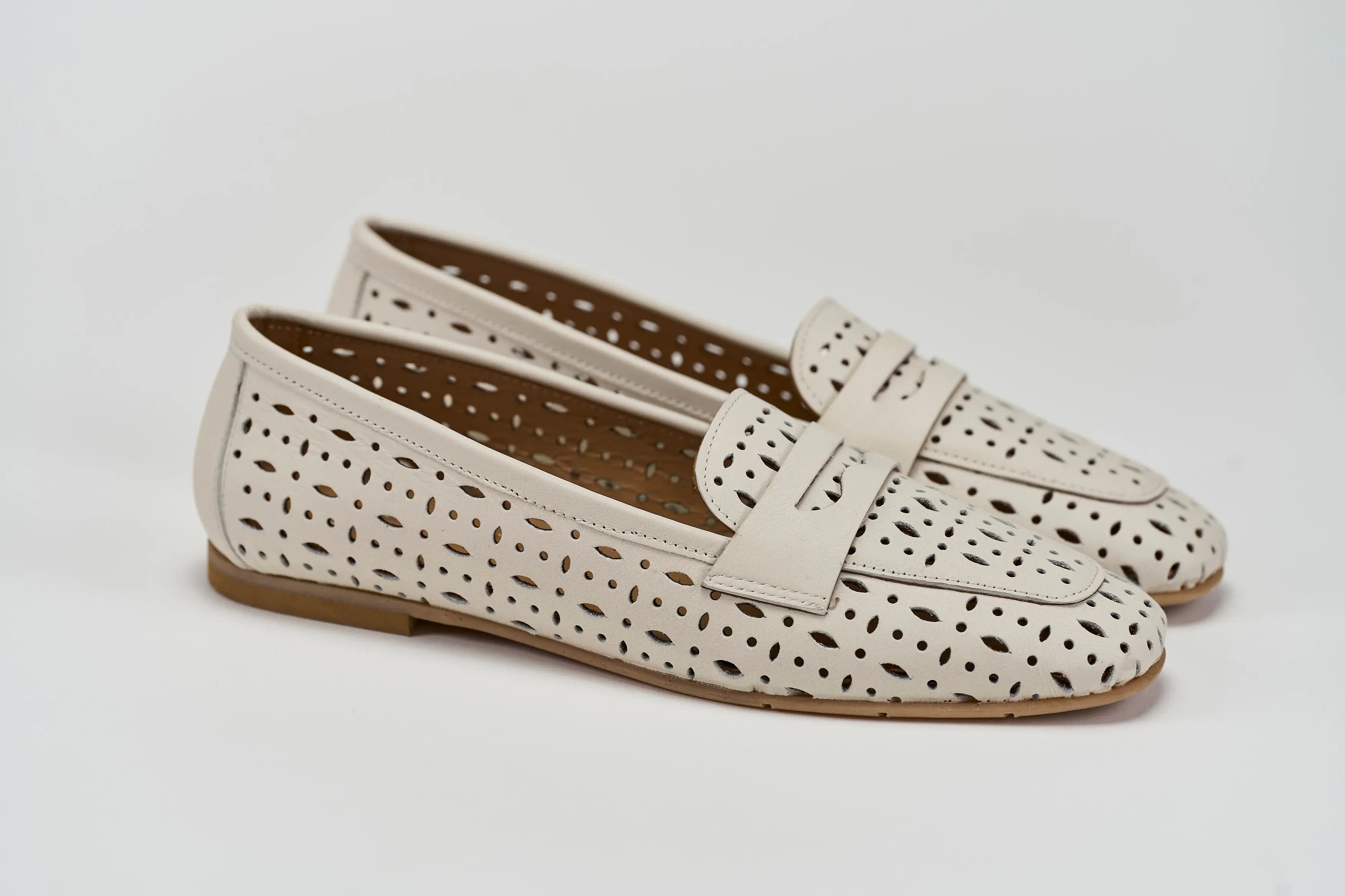 Sandro Barbera Ambra 11 mocassino donna nappa latte