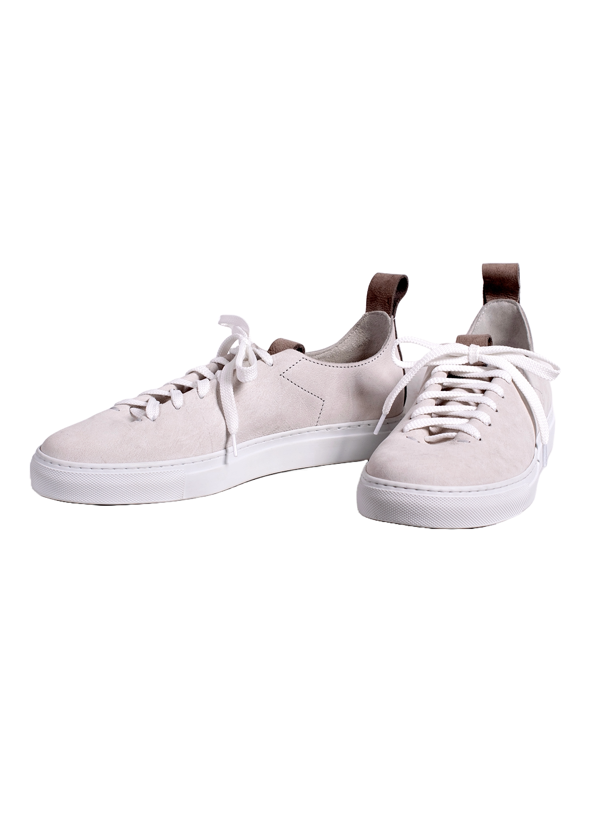 Stefano Bemer Wholecut Modello1 sneakers panna pelle kudu