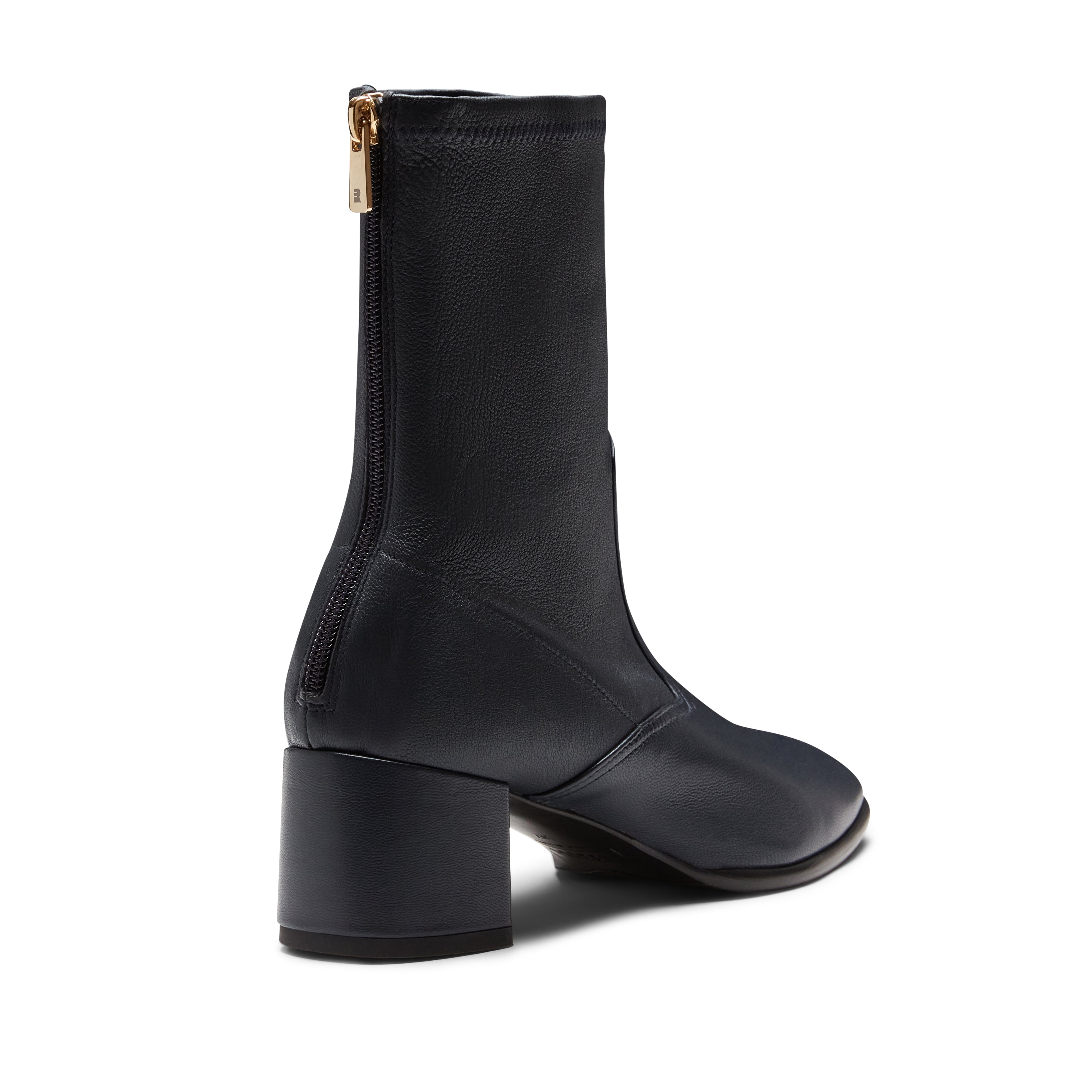F.lli Rossetti 66085 stivaletto donna marine pelle tacco