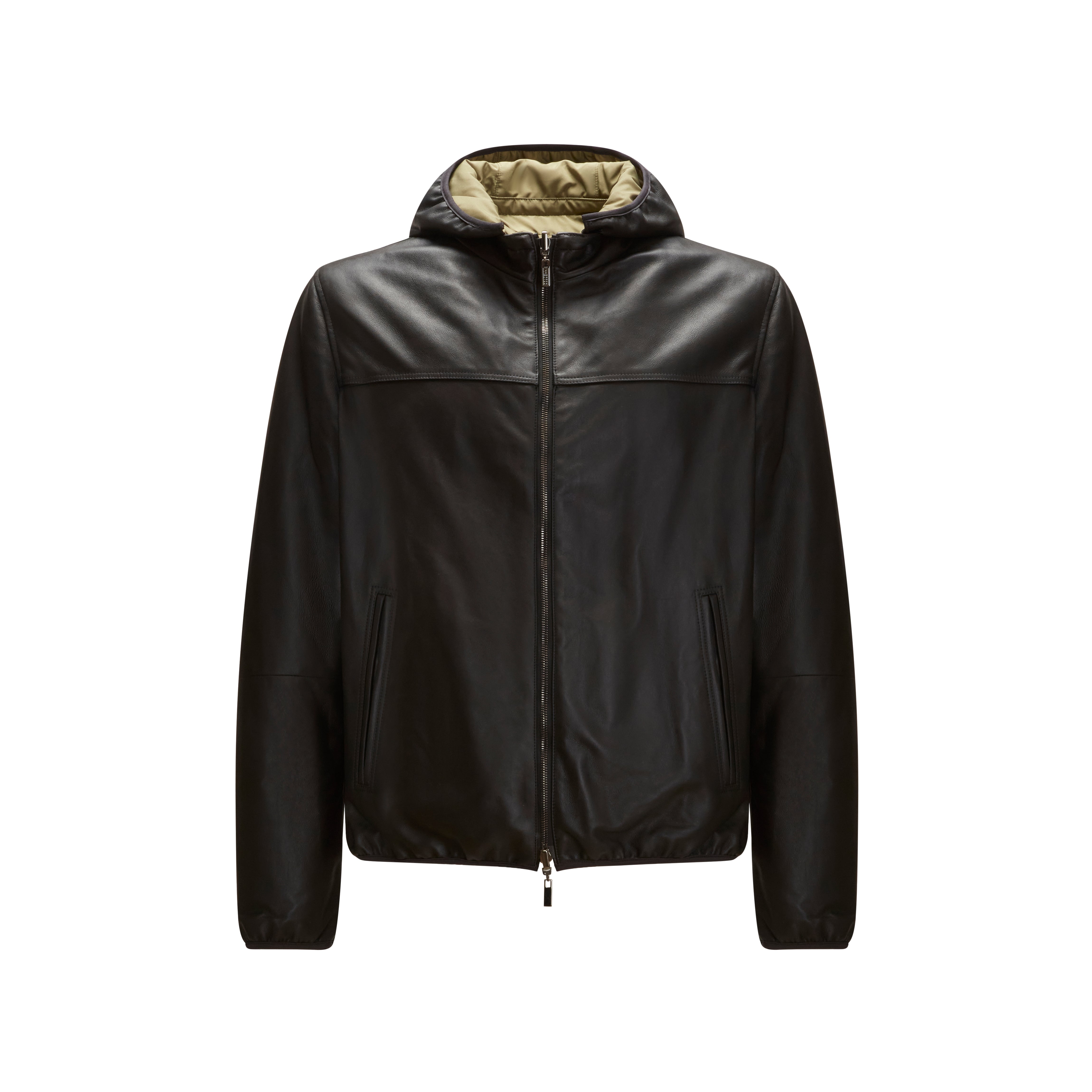 F.lli Rossetti Giubbino 99807 pelle nero reversibile uomo
