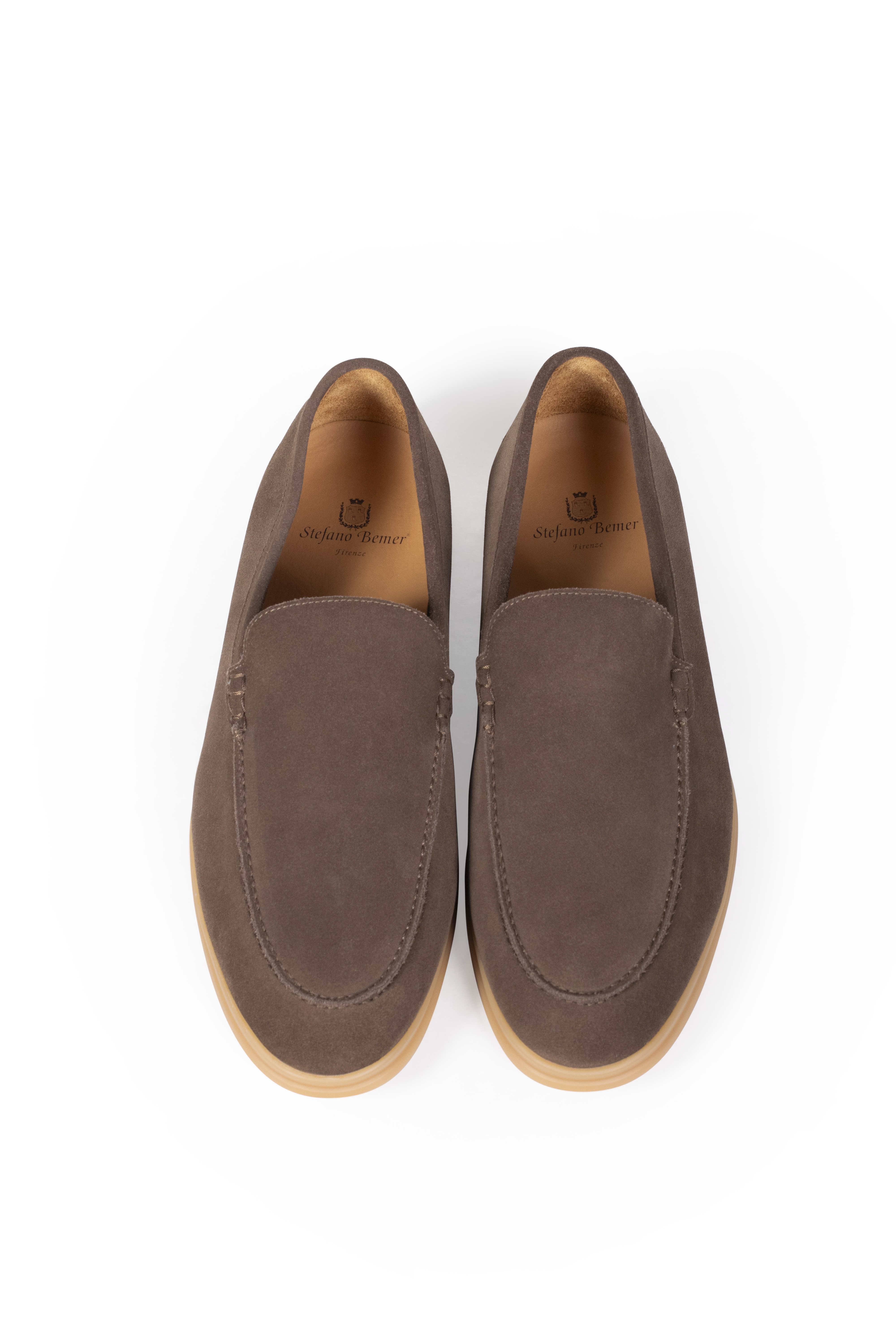 Stefano Bemer Walk Mocassini Camoscio Marrone 42