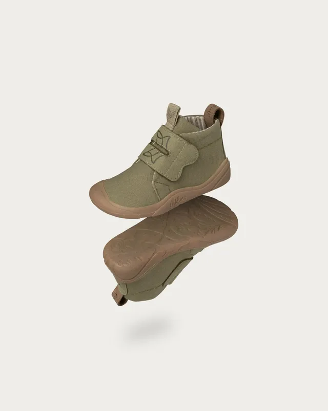 Wildling Robulo Khaki scarpa bimbo cotone verde