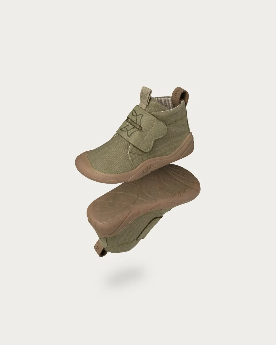 Wildling Robulo Khaki scarpa bimbo cotone verde