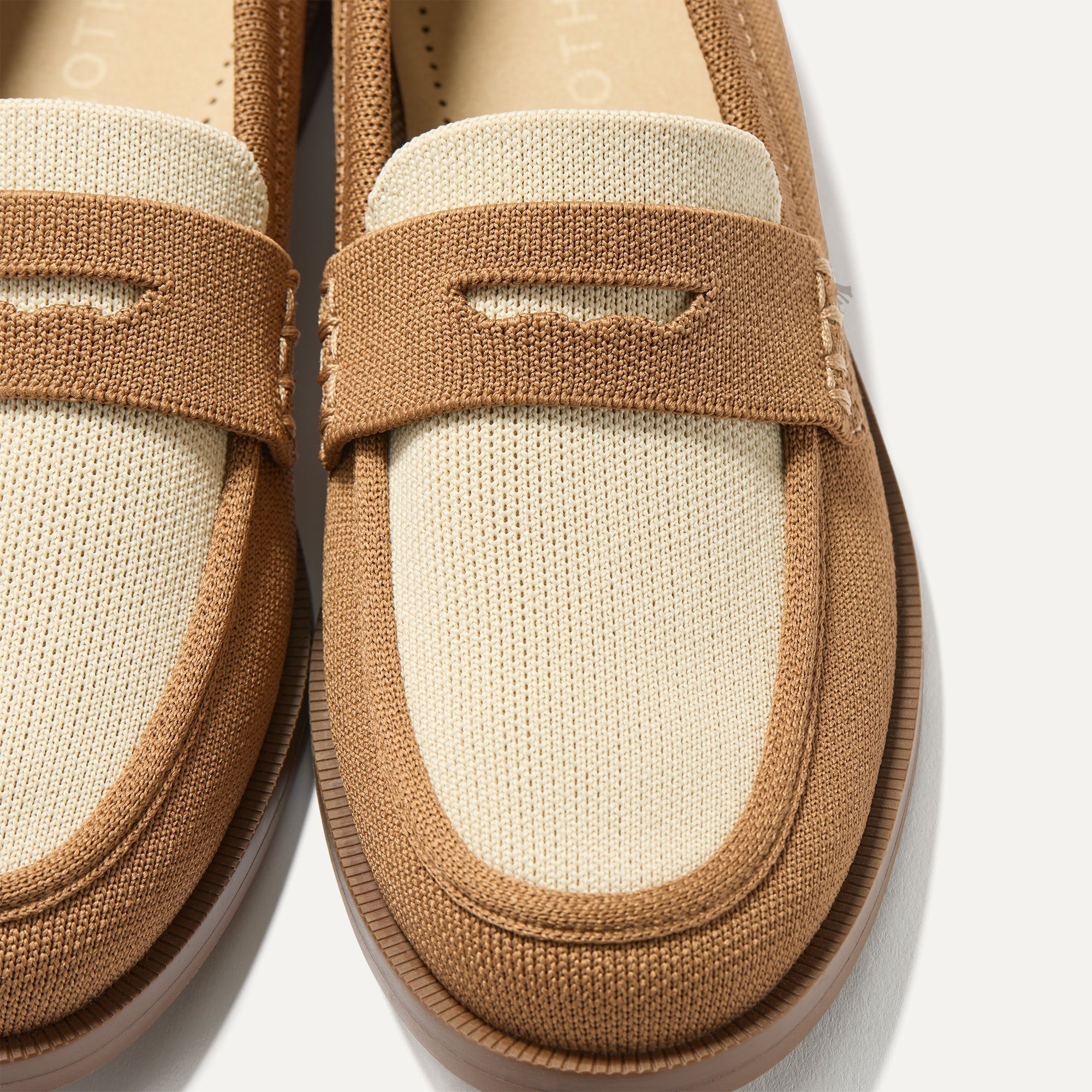 Rothy's The Penny Loafer mocassini donna Cortado camel avorio